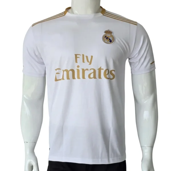 Real Madrid 2019 White & Gold Jersey