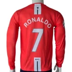 Manchester United 2007/08 Longsleeve Jersey back view