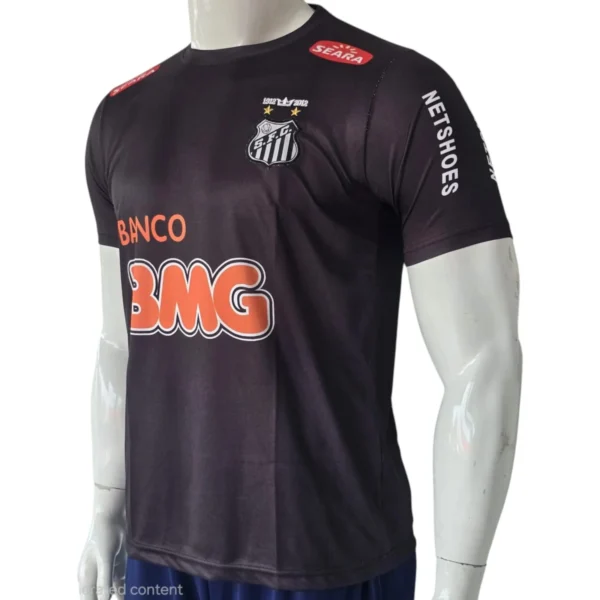 Santos FC 2012 Centenary Black Retro Jersey side view