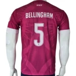 Real Madrid Bellingham #5 Pink 2026 Jersey back view