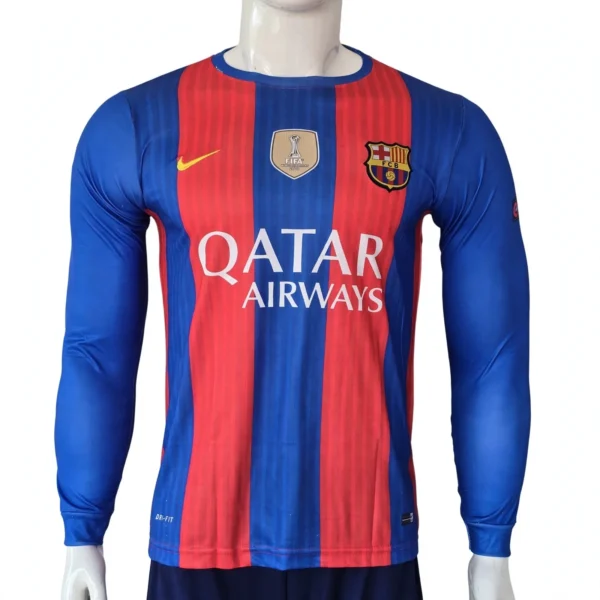 Barcelona 2016-17 Messi Long Sleeve Jersey