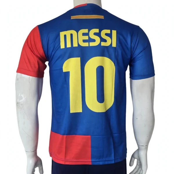 Barcelona 2009 Final Roma Retro Jersey back view