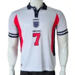 England 2002 World Cup Beckam Retro Jersey