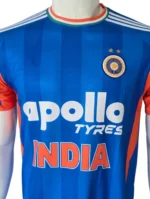 India Cricket Team Blue Jersey side view