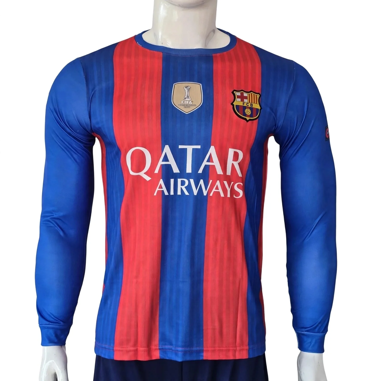 Barcelona 2016-17 Messi Long Sleeve Jersey Barcelona 2016-17 Messi Long Sleeve Jersey