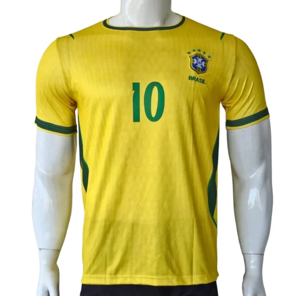 Brazil National Team Yellow #10 Jersey