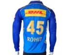 Mumbai Indians Full Sleeves Cricket Jersey back view