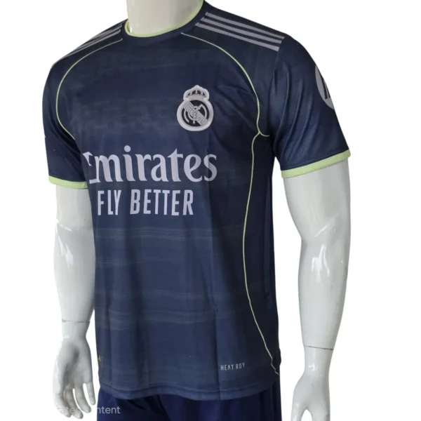 Real Madrid 22/23 Black Third Jersey side view