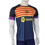 Barcelona 2023/24 Senyera Fourth Jersey side view