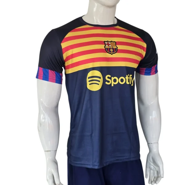 Barcelona 2023/24 Senyera Fourth Jersey side view