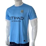 Manchester City Vintage 2012 Retro Jersey side view