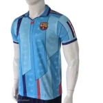 Barcelona kappa 1996 Away Retro Jersey side view