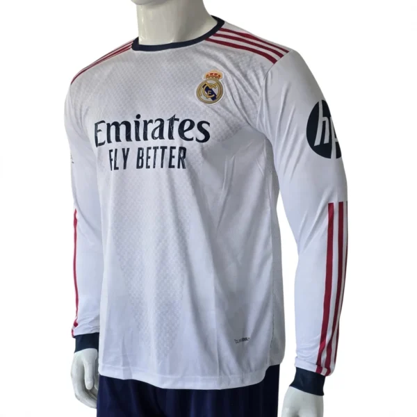 Real Madrid 2026/27 Home Long Sleeve Jersey side view