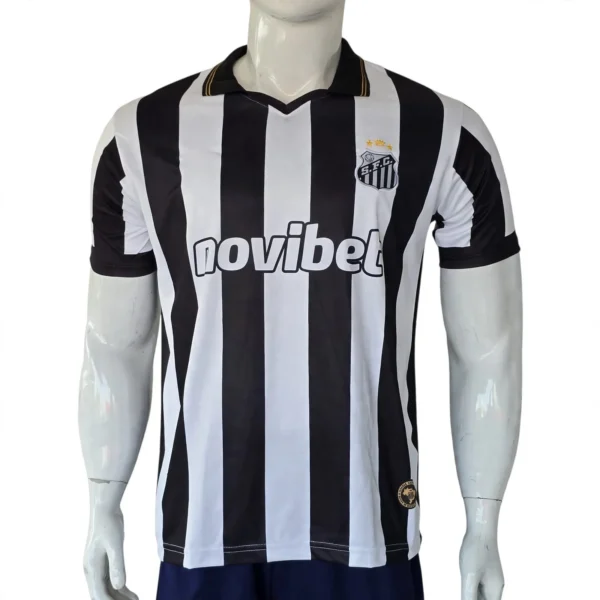 Santos FC 2024 Away Black & White Jersey