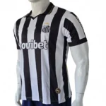 Santos FC 2024 Away Black & White Jersey side view