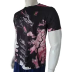 Japan Black & Pink Dragon Special Jersey side view
