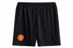 Manchester United Black Football Shorts