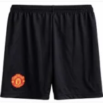 Manchester United Black Football Shorts