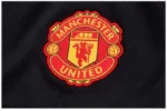 Manchester United Black Football Shorts side view