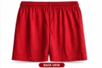 Bayern Munich Red Football Shorts back view