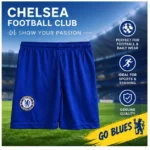 Chelsea FC Blue Home Football Shorts back view