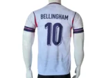 England Euro 2024 Home White Jersey back view