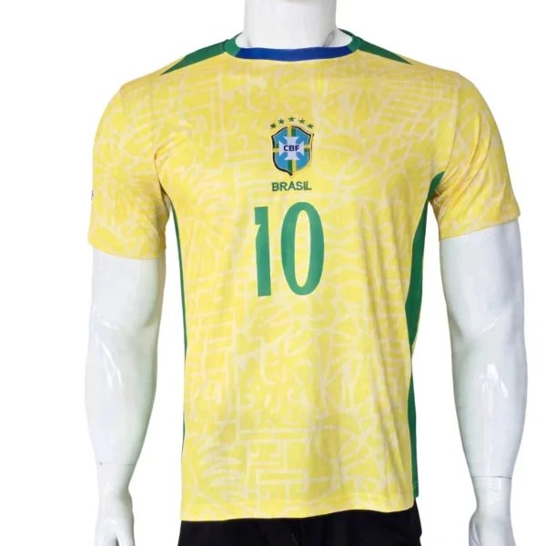 Brazil #10 Neymar Football Jersey