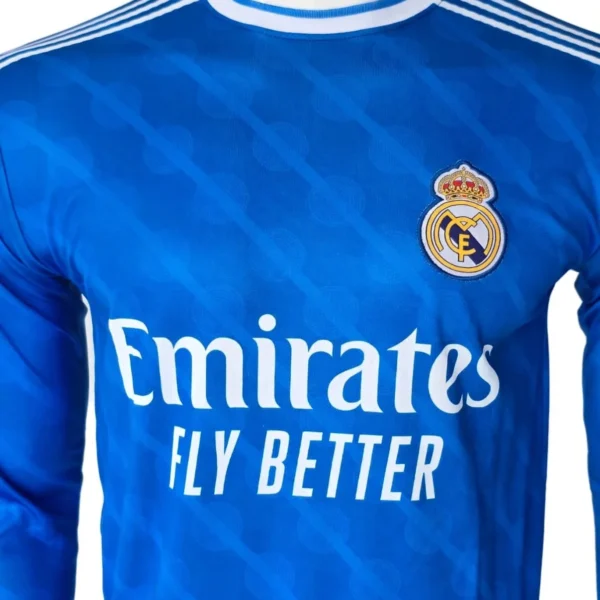 Real Madrid Bellingham 7 Long Sleeve Jersey side view