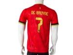 Belgium 2026 Red Home Jersey back view