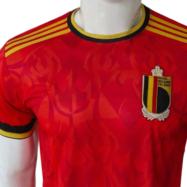 Belgium 2026 Red Home Jersey side view