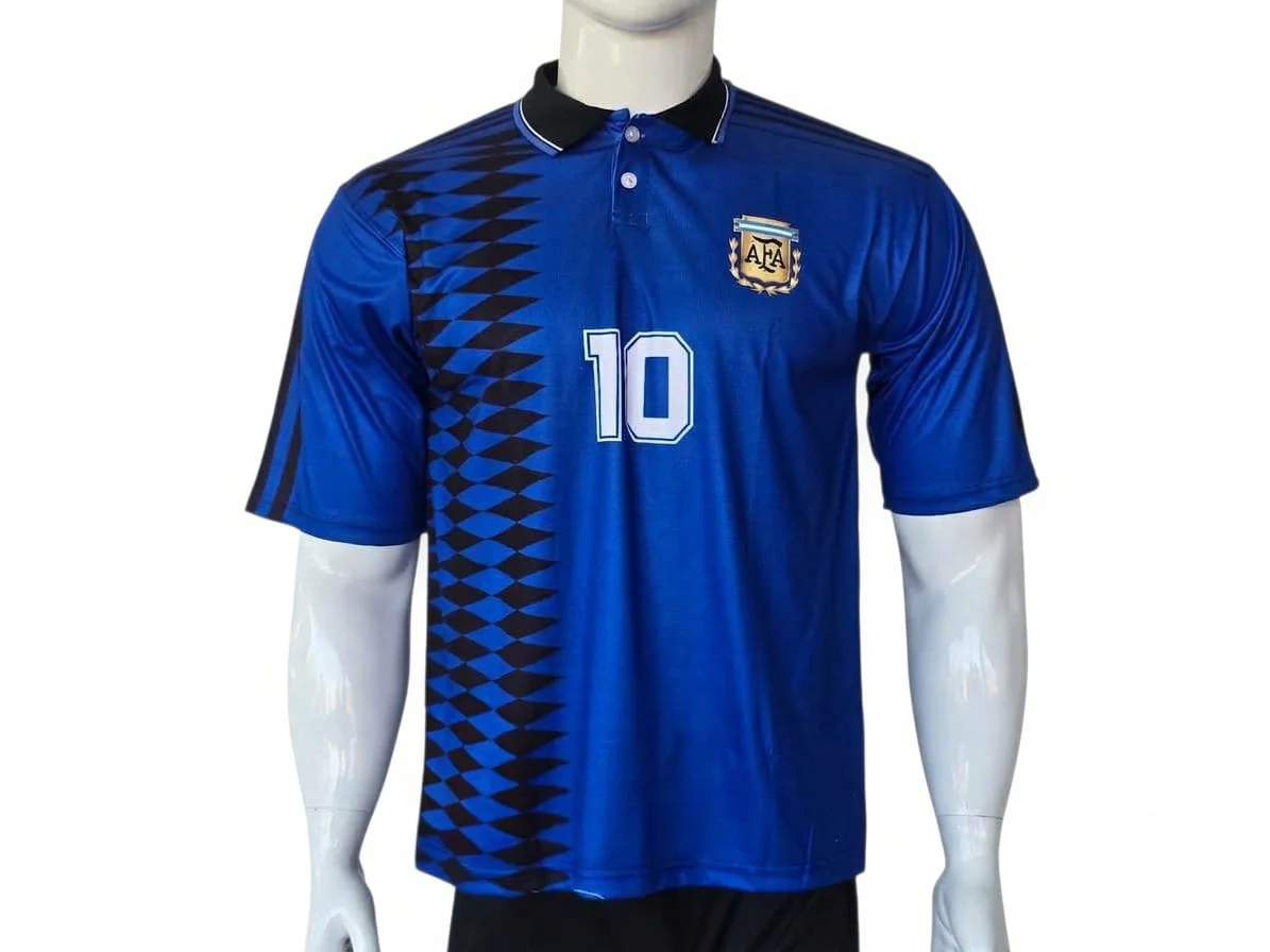 Argentina 2002 Five Sleeve Retro Jersey Argentina 2002 Five Sleeve Retro Jersey
