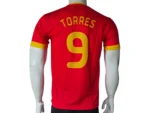 Spain 2010 World Cup Torres #9 Jersey back view