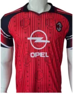 AC Milan 1999 Home Red Retro Jersey side view