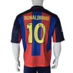 Barcelona 2002-2003 Home Retro Jersey back view