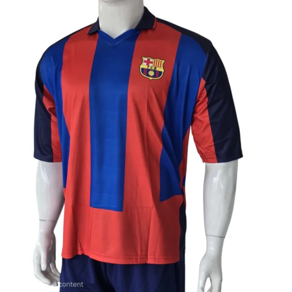 Barcelona 2002-2003 Home Retro Jersey side view