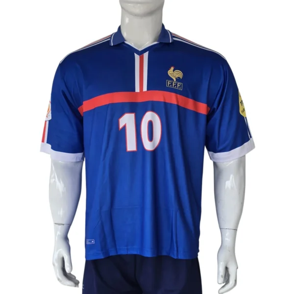 France Zidane #10 Home Retro Jersey