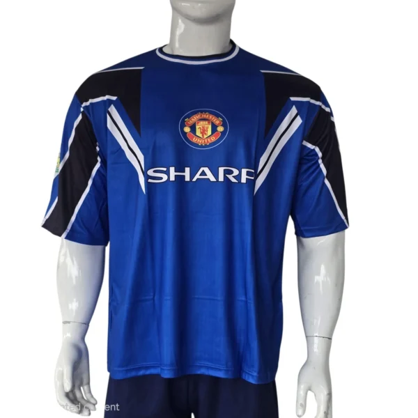 Manchester United 1999 Blue Retro Jersey