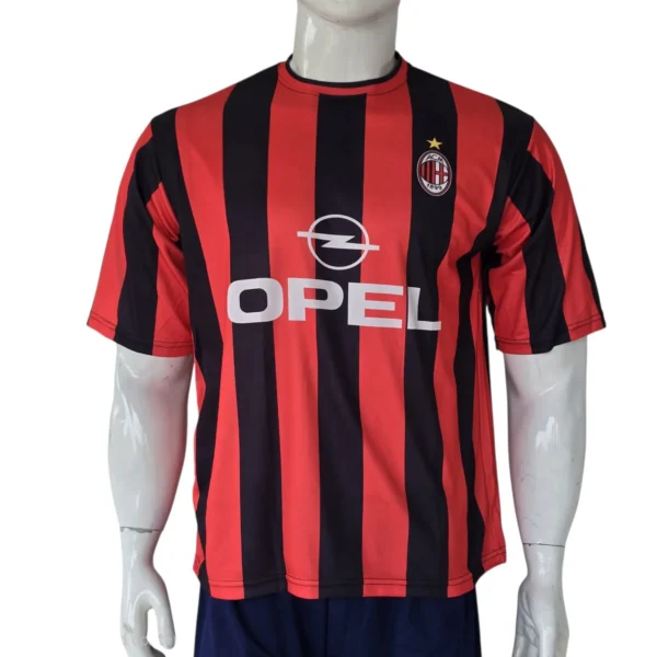 AC Milan 1998–1999 Red & Black Retro Jersey