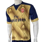 Arsenal 2015/16 Gold Away Retro Jersey side view