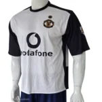 Manchester United 2001 Black & White Jersey side view