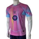 Barcelona Pink #10 Lamin Yamal Jersey side view