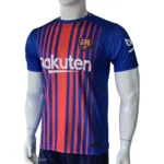 Barcelona Messi 2017 Home Retro Jersey side view