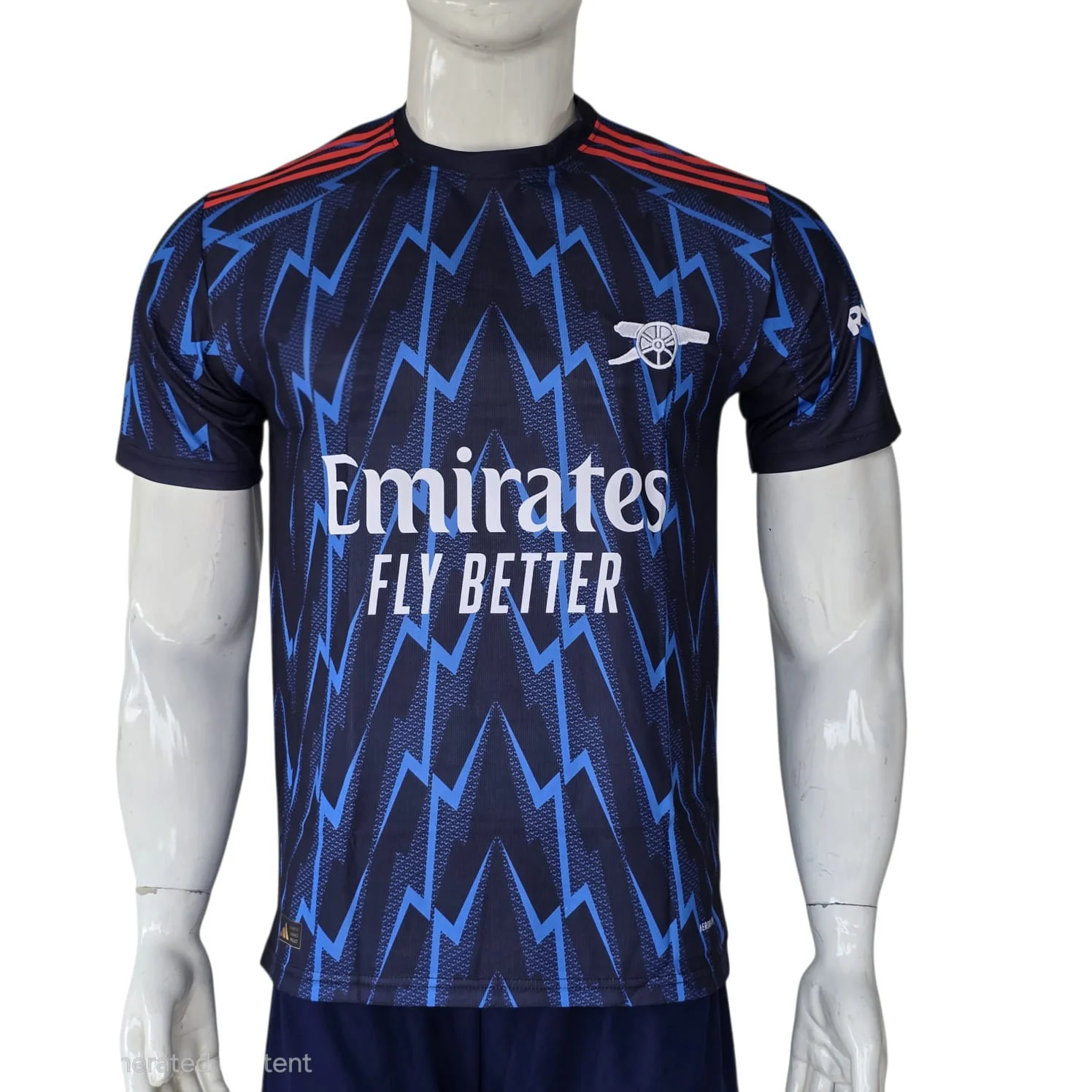 Arsenal Blue Lightning Bolt 2021/22 Jersey Arsenal Blue Lightning Bolt 2021/22 Jersey