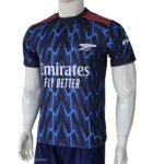 Arsenal Blue Lightning Bolt 2021/22 Jersey side view