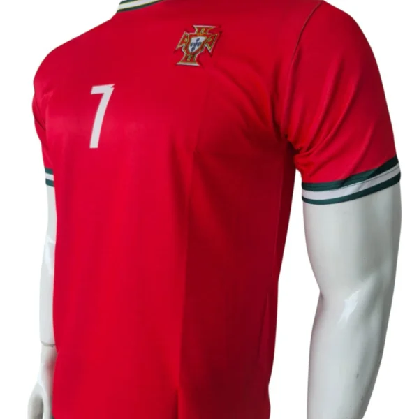 Portugal Home 2024-25 Red Jersey side view