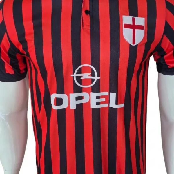AC Milan 1998/99 Home Retro jersey side view