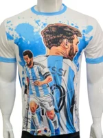Argentina Graphic Tribute Messi Jersey side view