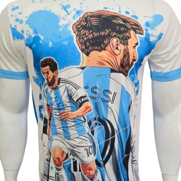 Argentina Graphic Tribute Messi Jersey side view
