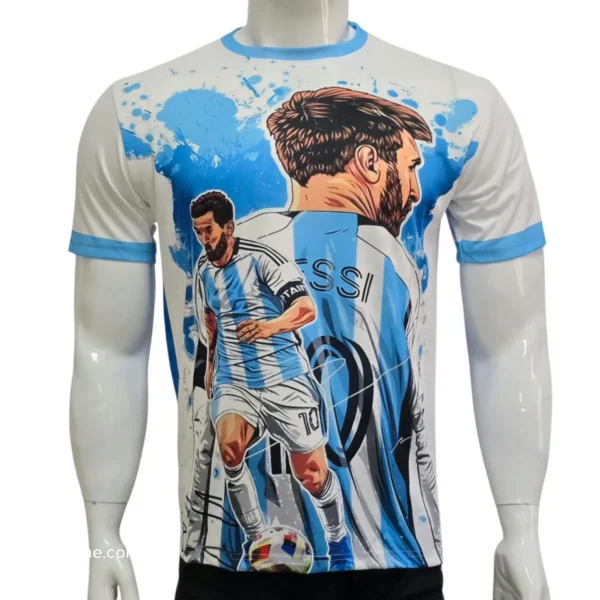 Argentina Graphic Tribute Messi Jersey
