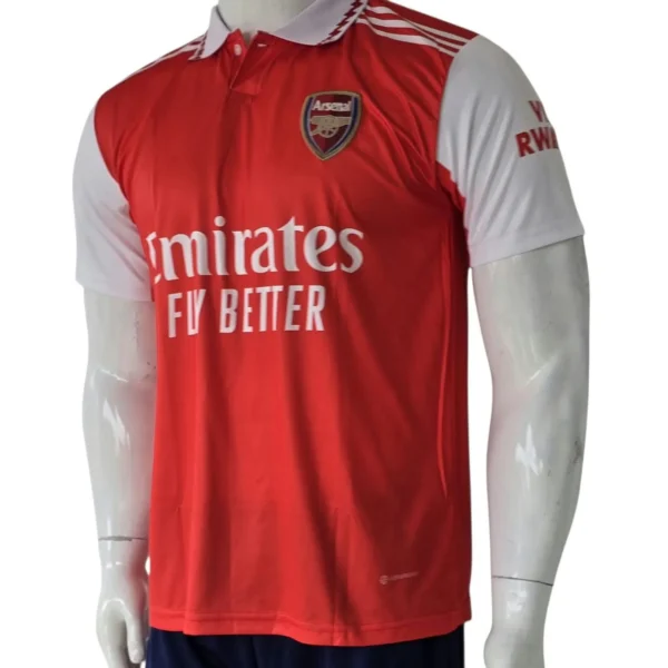 Arsenal 2022/23 Home Football jersey side view